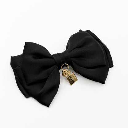 Zwarte Chanel Haarspeld - Parfumflacon